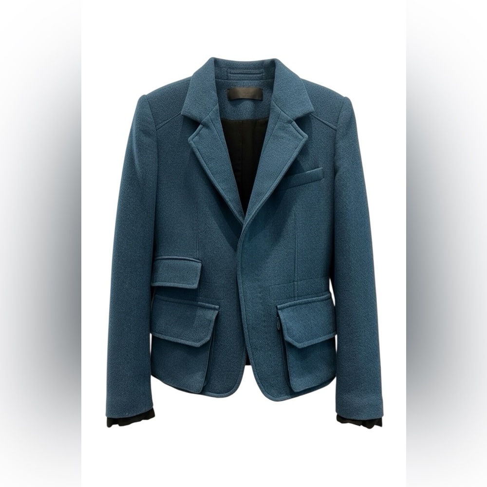 Haider Ackermann blue blazer